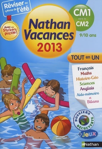 Livrenpoche : Nathan vacances primaire -du CM1 vers le CM2 - Cécile Charriere - Livre