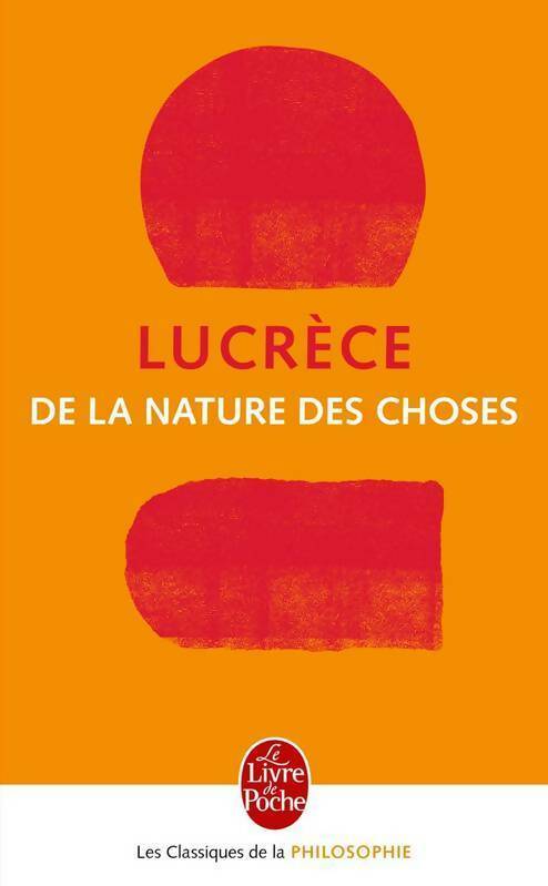 De la nature des choses - Lucrèce - Livre