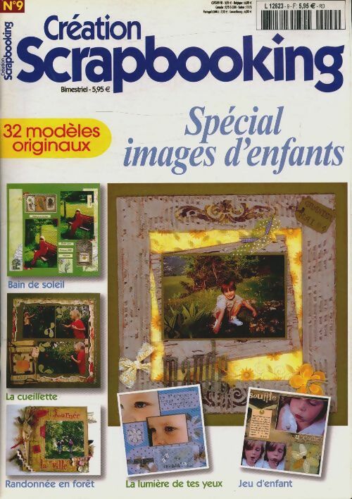 Livrenpoche : Création scrapbooking n°9 : Spécial images d'enfants - Collectif - Livre