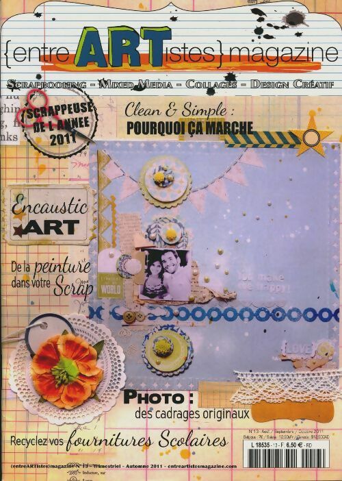 Livrenpoche : EntreARTistes magazine n°13 - Collectif - Livre