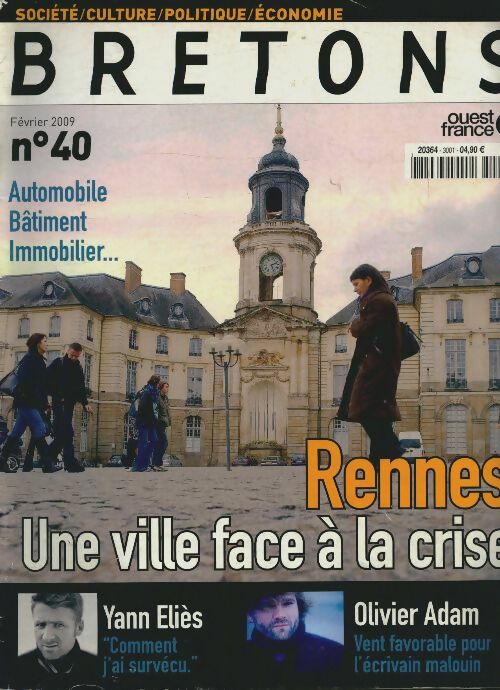 Livrenpoche : Bretons n°40 : Rennes, une ville face à la crise - Collectif - Livre