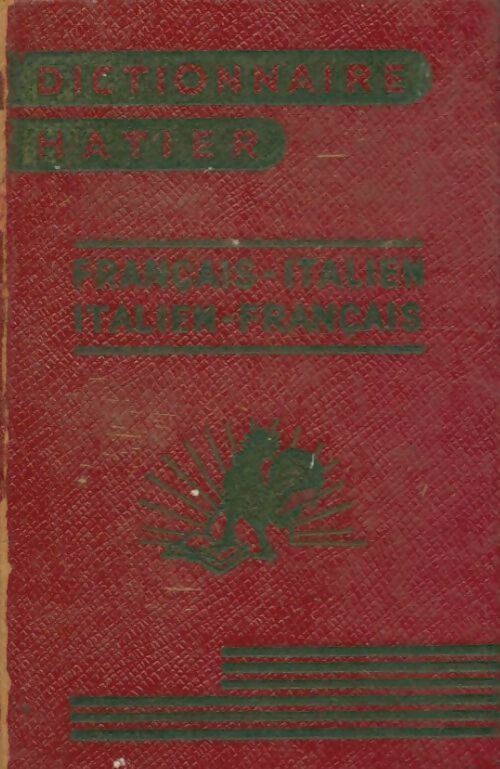 Livrenpoche : Dictionnaire français-italien - L Marichy - Livre