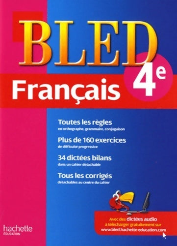 Livrenpoche : Cahier bled - français 4e - 13-14 ans - Daniel Berlion - Livre