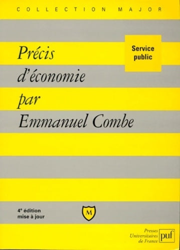 Livrenpoche : Précis d'économie - Emmanuel Combe - Livre