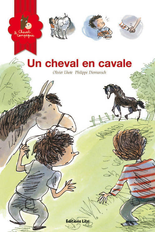 Livrenpoche : Cheval et compagnie Tome III : Un cheval en cavale (cheval poney sauvage frère) - Olivier Lhote - Livre
