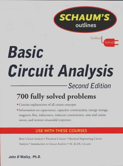 Livrenpoche : Schaum's outline of basic circuit analysis second edition - John O'Malley - Livre