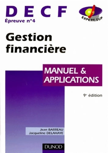 Livrenpoche : DECF uv 4 : Gestion financière manuel et applications - Barreau - Livre