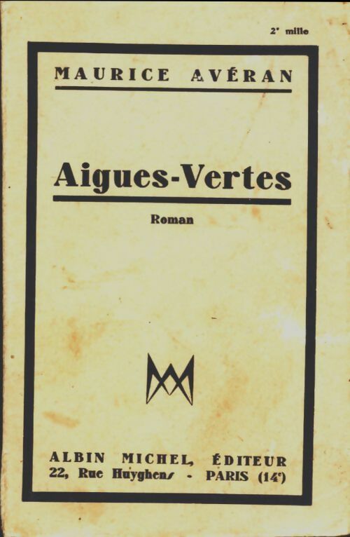 Livrenpoche : Aigues-vertes - Maurice Averan - Livre