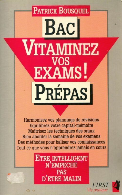 Livrenpoche : Vitaminez vos exams! - Patrice Bousquel - Livre