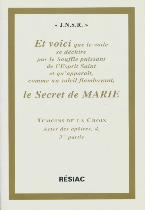 Livrenpoche : Le secret de marie - Collectif - Livre