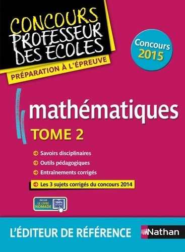 Livrenpoche : Mathématiques Tome II - épreuve écrite - Saïd Chermak - Livre