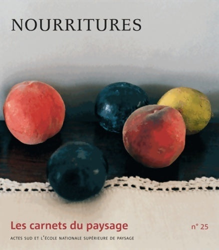 Livrenpoche : Les carnets du paysage n°25 : Nourritures - Jean-Marc Besse - Livre