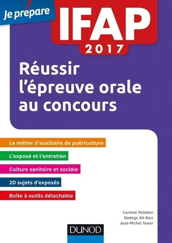Livrenpoche : Ifap 2017 réussir l'épreuve orale au concours (2017) - Corinne Pelletier - Livre