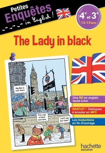 Livrenpoche : Anglais 4e-3e the lady in black - cahier de vacances - Joanna Le May - Livre