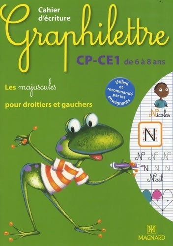 Livrenpoche : Cahier d'écriture CP-CE1 : Les majuscules - Collectif - Livre