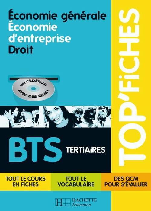 Livrenpoche : économie génerale économie d'entreprise droit BTS tertiaires (1cédérom) - Philippe Senaux - Livre