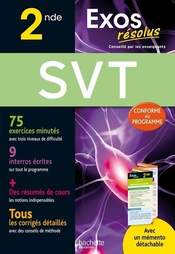 Livrenpoche : Exos résolus - SVT Seconde - Patrice Delguel - Livre