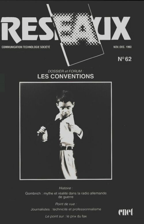 Livrenpoche : Réseaux n°62 : Les conventions - Collectif - Livre