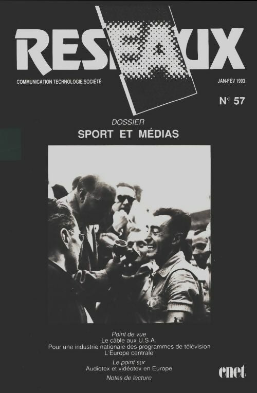 Livrenpoche : Réseaux n°57 : Sport et médias - Collectif - Livre