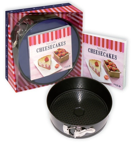 Livrenpoche : Coffret Cheesecakes : Livret + moule à charnière - Collectif - Livre