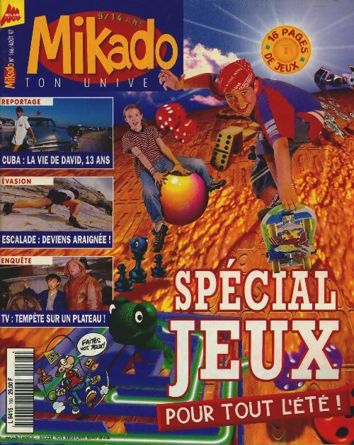 Livrenpoche : Mikado n°166 : Spécial jeux pour tout l'été - Collectif - Livre