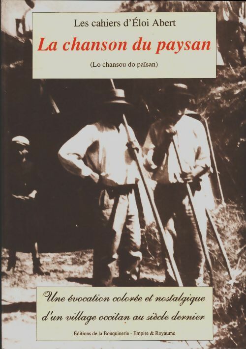 Livrenpoche : La chanson du paysan . Lo chansou do paisan - Marthe Perrier - Livre