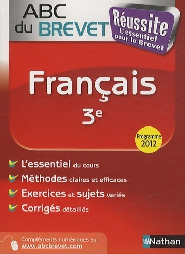 Livrenpoche : Français 3e - Cécile De Cazanove - Livre