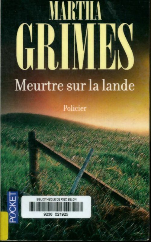 Meurtre sur la lande - Martha Grimes - Livre