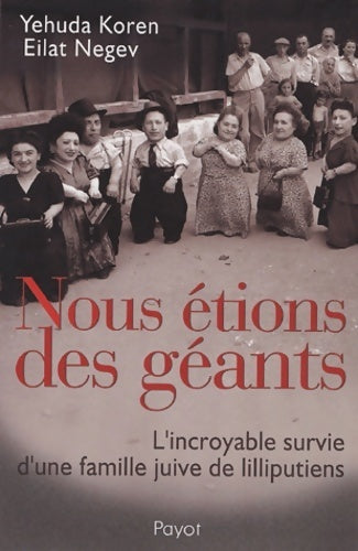 Livrenpoche : Nous étions des géants - Yehuda Koren - Livre