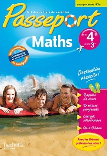 Livrenpoche : Passeport - maths de la 4e à la 3e - Mireille Semat - Livre