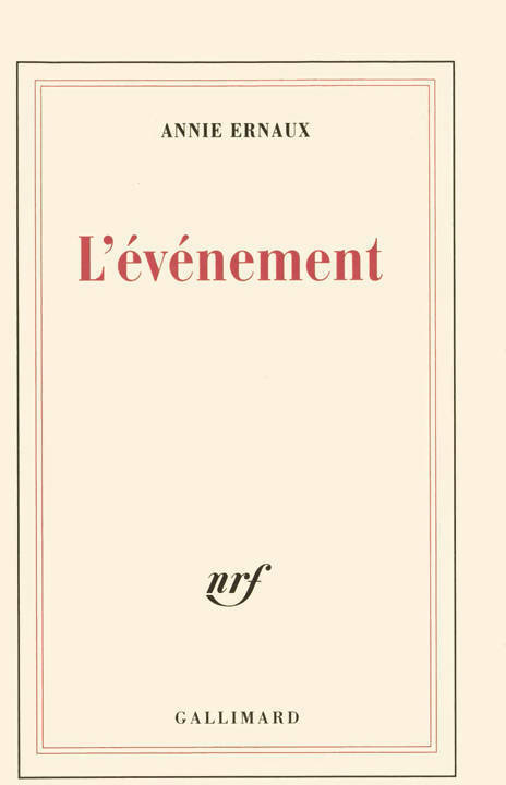 Livrenpoche : L'événement - Annie Ernaux - Livre