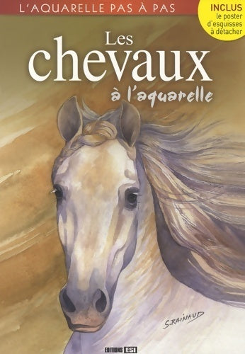 Livrenpoche : Les chevaux à l'aquarelle - Atelier Tf - Livre