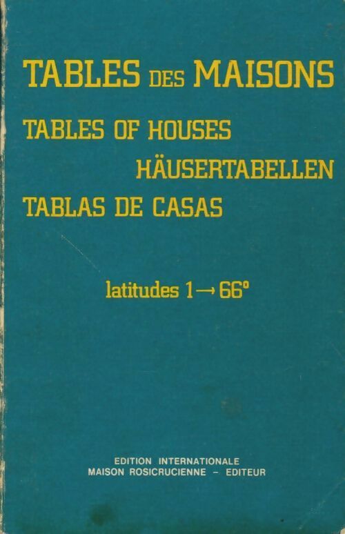 Livrenpoche : Tables des maisons - Collectif - Livre