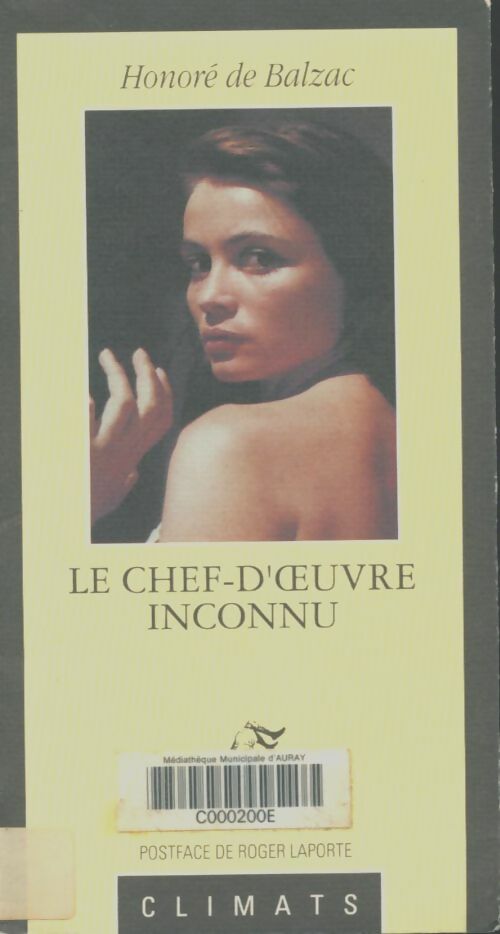 Livrenpoche : Le chef-d'oeuvre inconnu - Honoré De Balzac - Livre