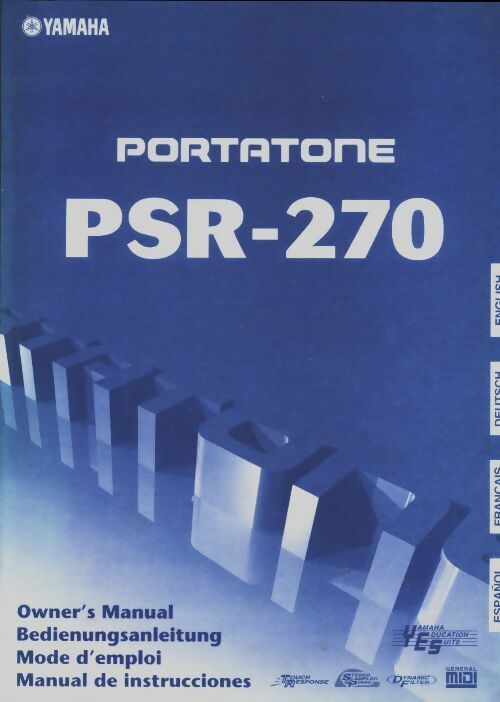 Livrenpoche : Portatone PSR-270 - Collectif - Livre