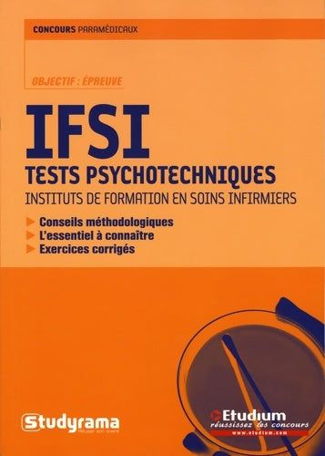 Livrenpoche : IFSI - tests psychotechniques - Rezak Boulkéroua - Livre