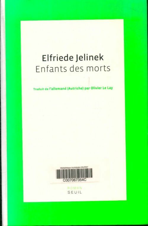 Livrenpoche : Enfants des morts - Elfriede Jelinek - Livre