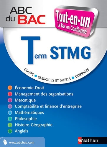 Livrenpoche : Abc du bac tout-en-un term STMG - Jean-francois Ferre - Livre