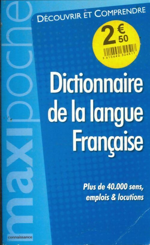 Livrenpoche : Dictionnaire de la langue française - Collectif - Livre