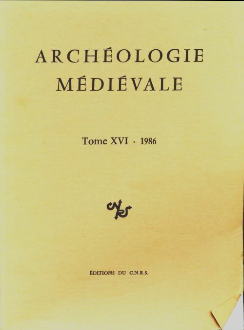 Livrenpoche : Archéologie médiévale Tome XVI : 1986 - Collectif - Livre