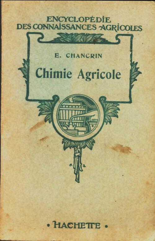 Livrenpoche : Chimie agricole - J. Guérillot - Livre