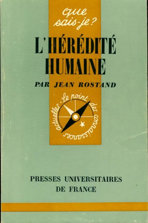 Livrenpoche : L'hérédité humaine - Jean Rostand - Livre
