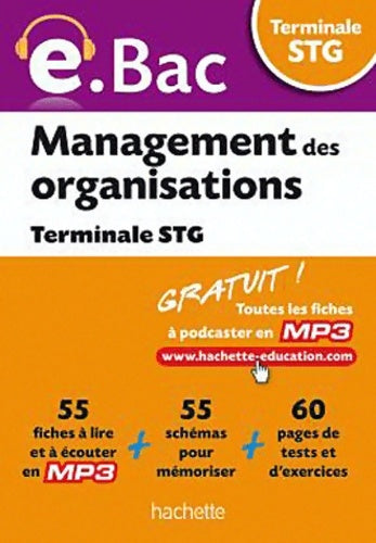 Livrenpoche : Management des organisations terminale STG - Jean-bernard Ducrou - Livre