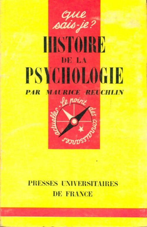 Livrenpoche : Histoire de la psychologie - Maurice Reuchlin - Livre