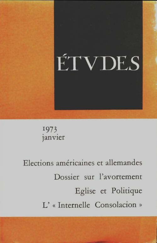Livrenpoche : Études janvier 1973 - Collectif - Livre
