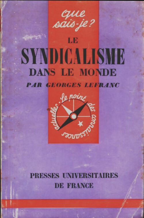 Livrenpoche : Le syndicalisme dans le monde - G. Lefranc - Livre