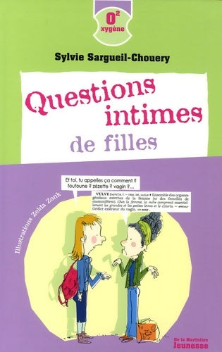 Livrenpoche : Questions intimes de filles - Sylvie Sargueil-Chouery - Livre