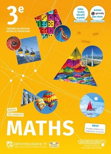 Maths 3e - Nathalie Chalard - Livre