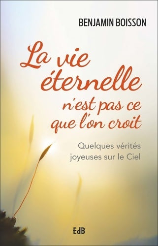 Livrenpoche : La vie éternelle n'est pas ce que l'on croit. Quelques vérités joyeuses sur le ciel - Benjamin Boisson - Livre