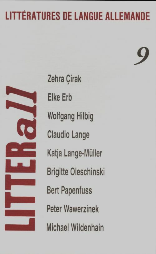 Livrenpoche : Litterall n°9 - Collectif - Livre